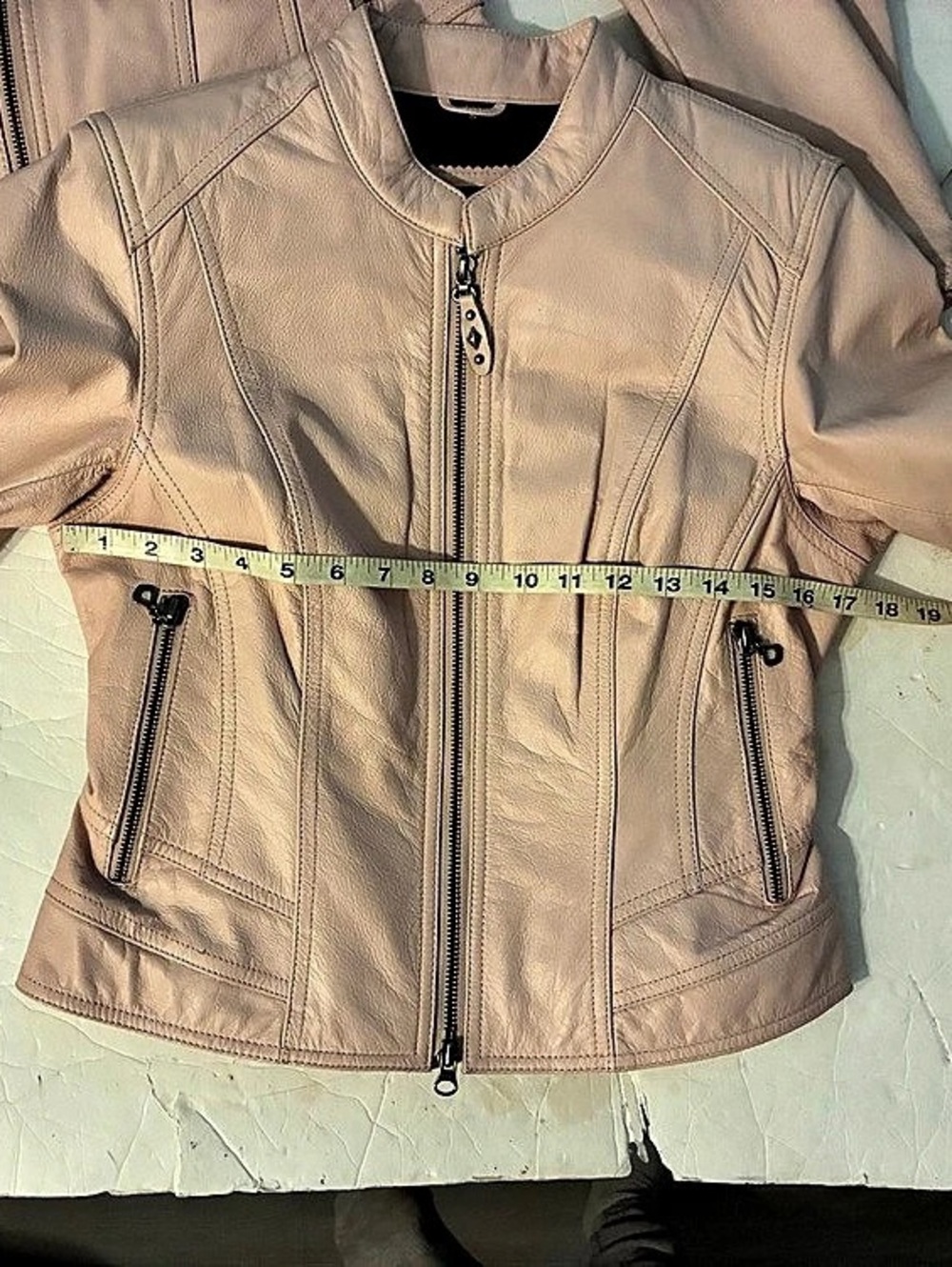 Harley-Davidson Women'Small Charisma Pink Leather Jacket Small - Picture 11 of 14